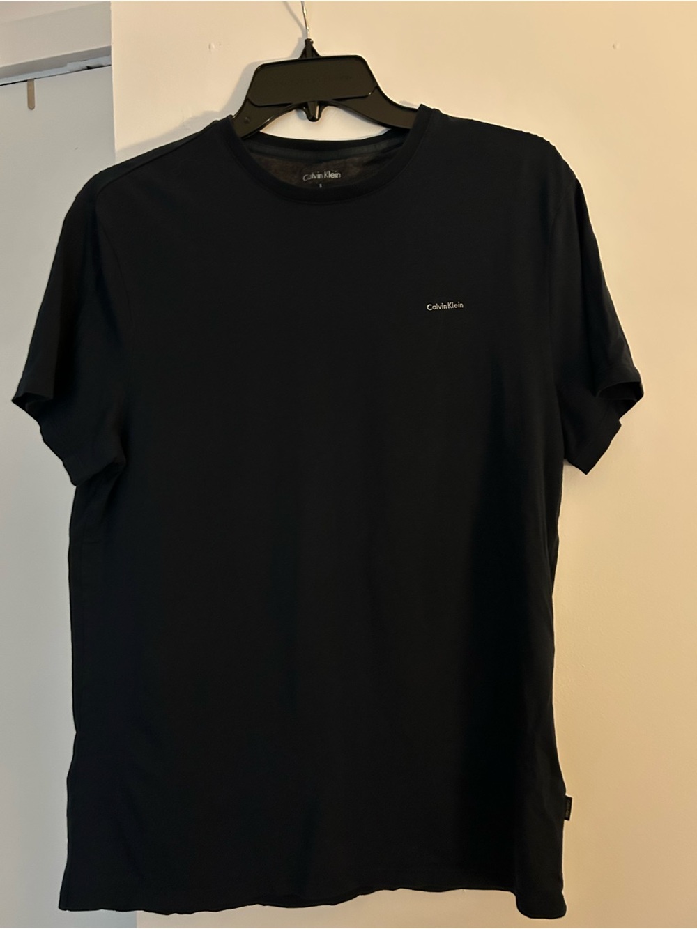 Calvin Klein Men's Navy Minimal Logo Crew Tee